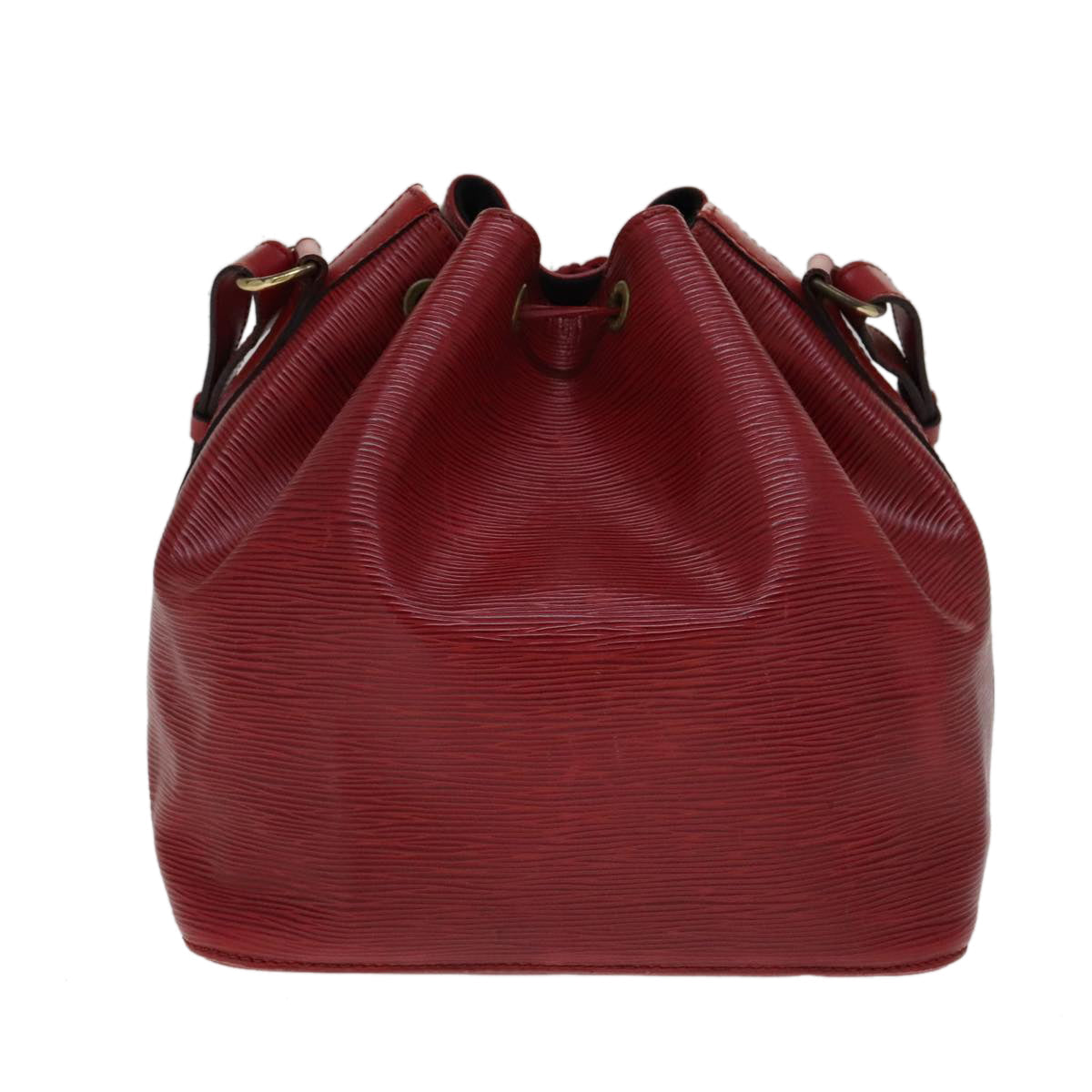 LOUIS VUITTON Epi Petit Noe Shoulder Bag Red M44107 LV 108626