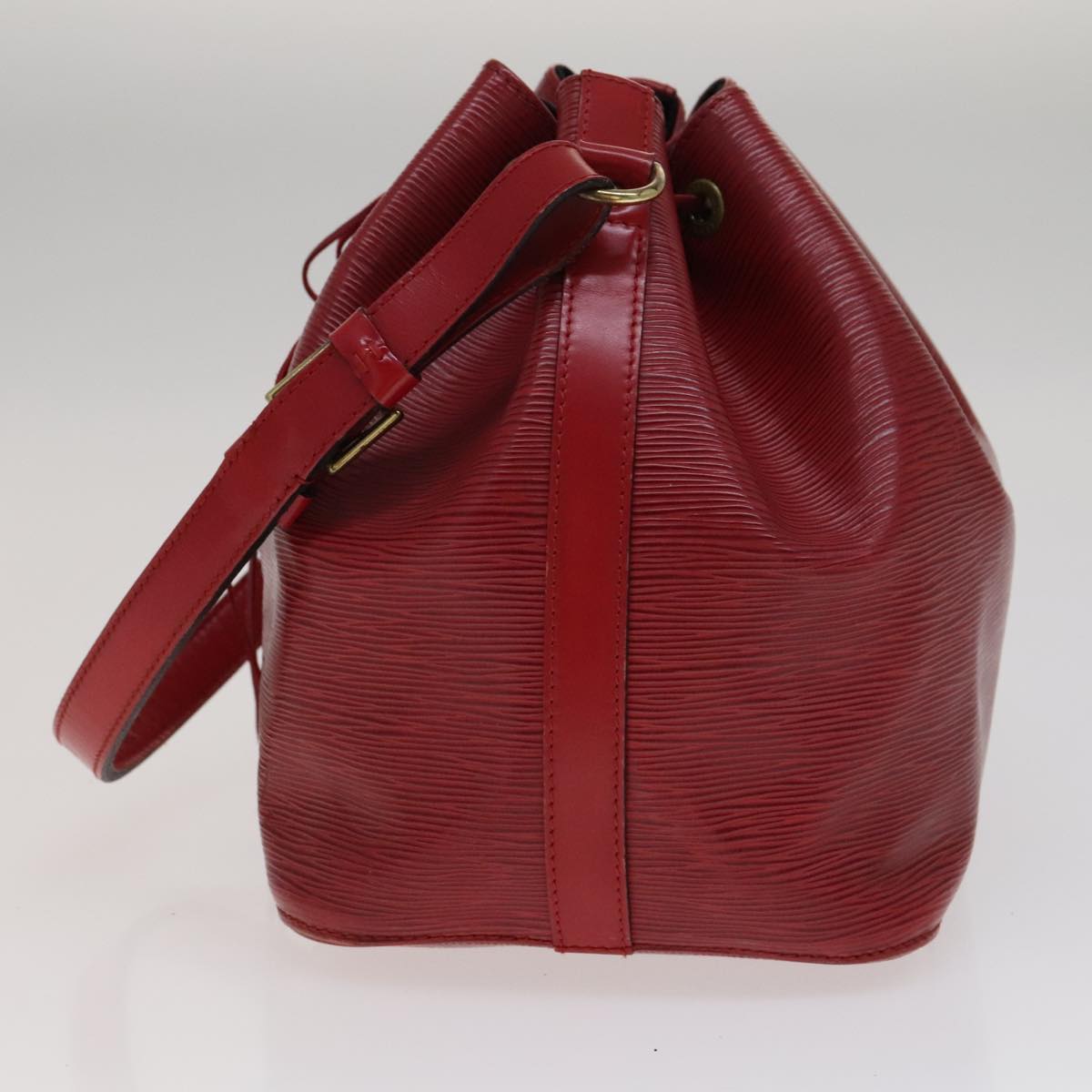 LOUIS VUITTON Epi Petit Noe Shoulder Bag Red M44107 LV 108626
