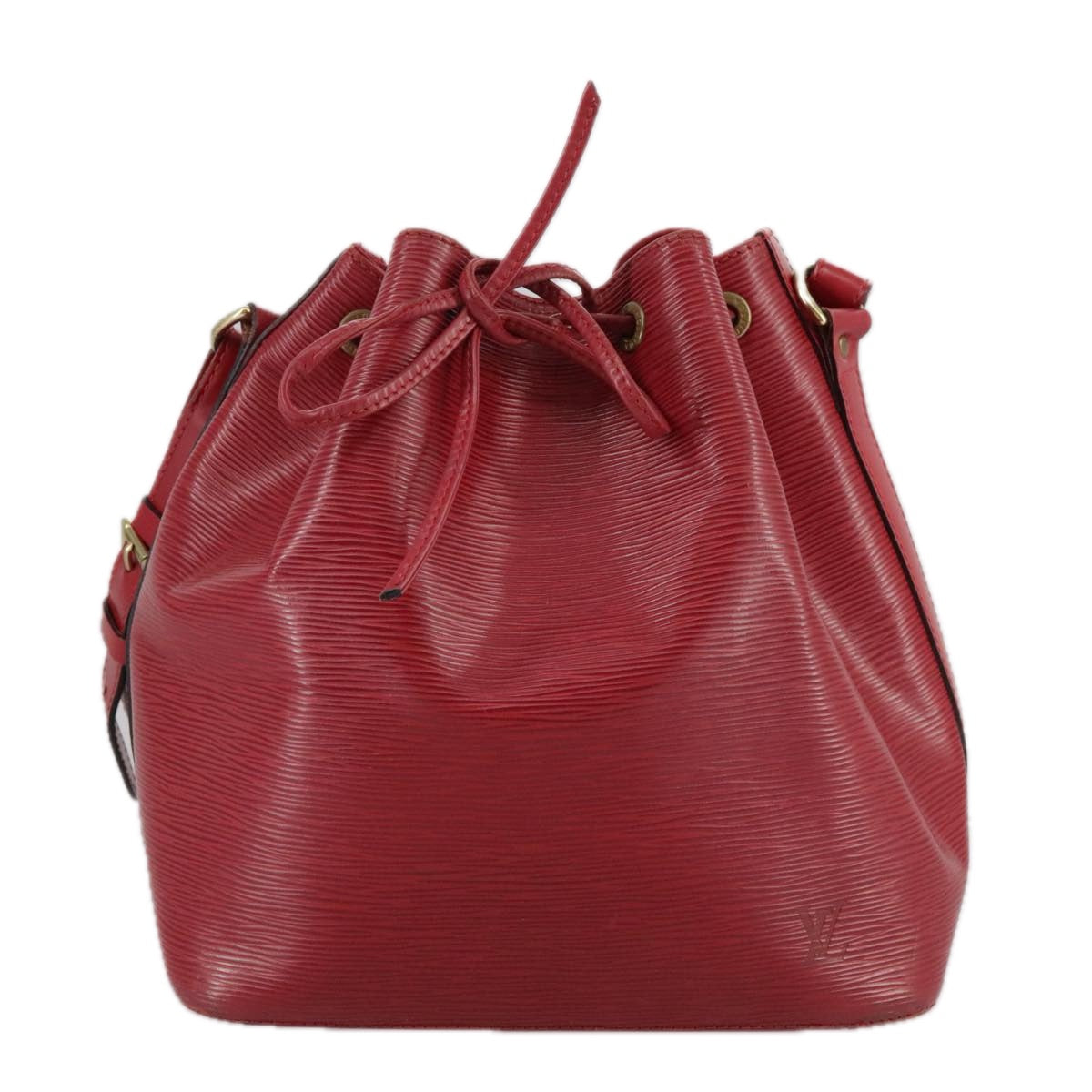 LOUIS VUITTON Epi Petit Noe Shoulder Bag Red M44107 LV 108629