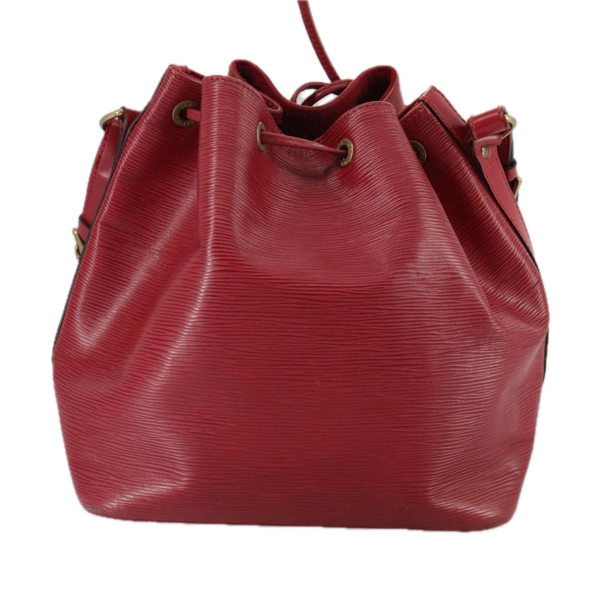LOUIS VUITTON Epi Petit Noe Shoulder Bag Red M44107 LV 108629