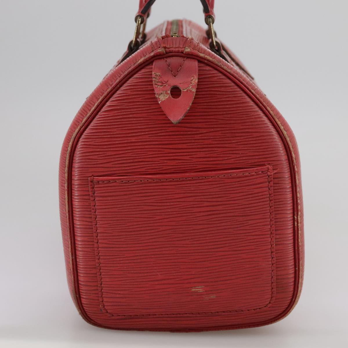 LOUIS VUITTON Epi Speedy 25 Hand Bag Castilian Red M43017 LV 108630