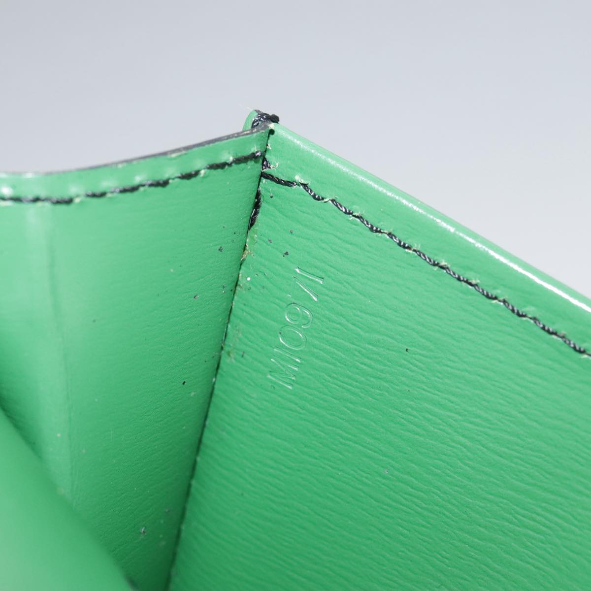 LOUIS VUITTON Epi Document case Clutch Bag Green LV 108636
