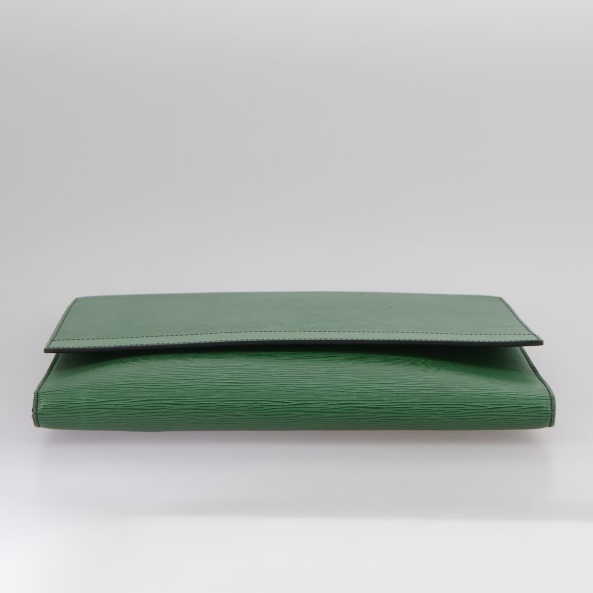 LOUIS VUITTON Epi Document case Clutch Bag Green LV 108636