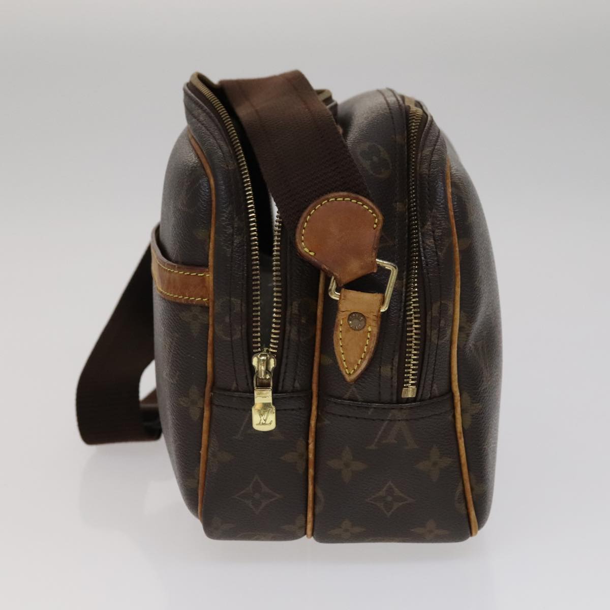 LOUIS VUITTON Monogram Reporter PM Shoulder Bag M45254 LV 108637