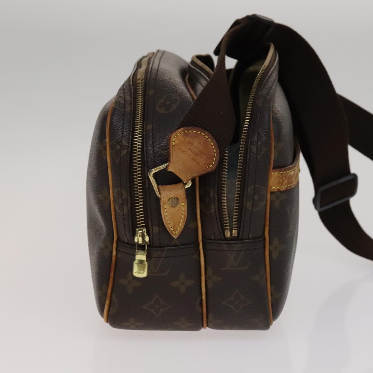 LOUIS VUITTON Monogram Reporter PM Shoulder Bag M45254 LV 108637