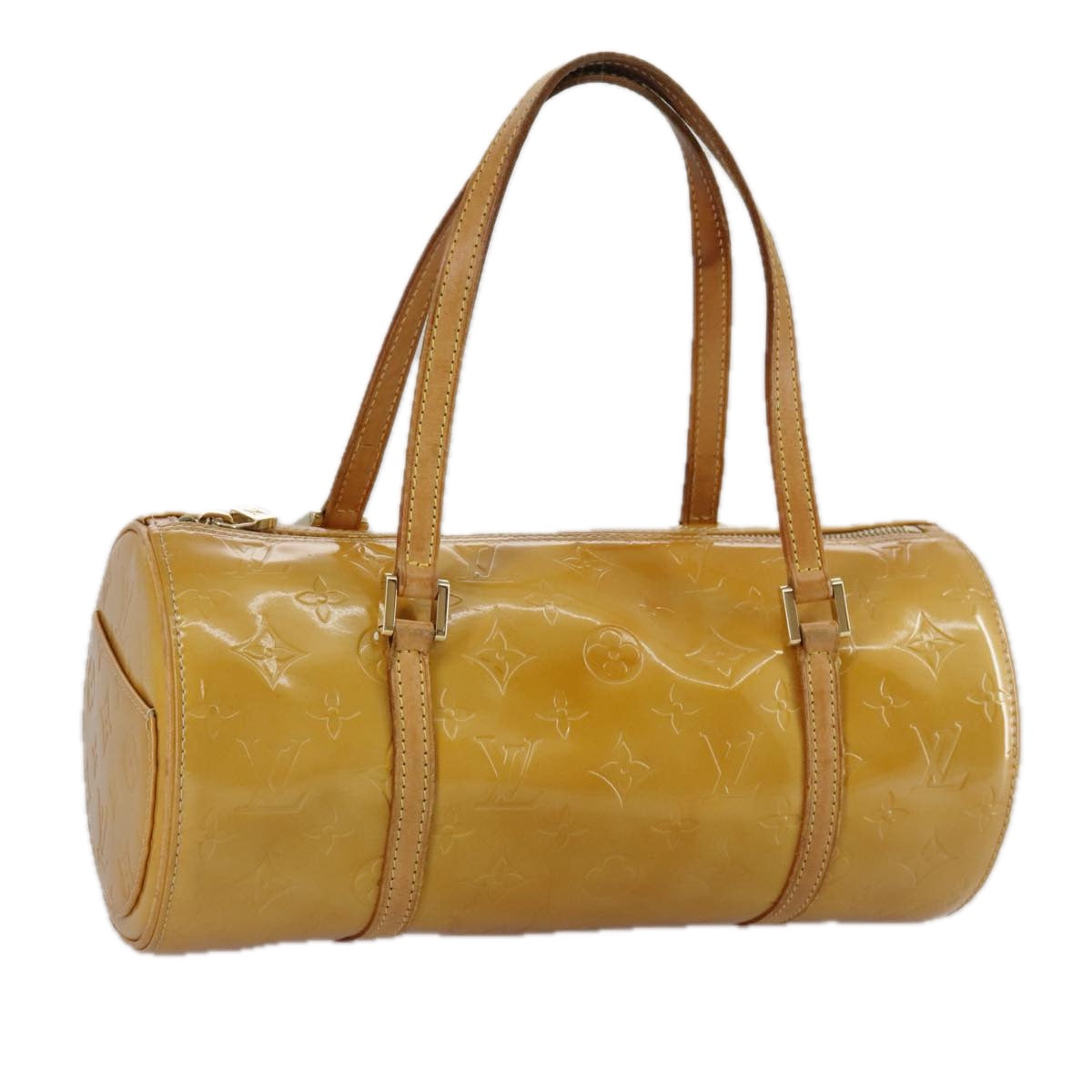 LOUIS VUITTON Monogram Vernis Bedford Hand Bag Beige M91006 LV 108647