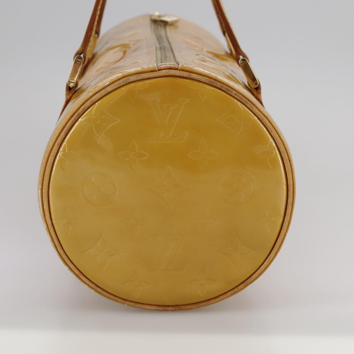 LOUIS VUITTON Monogram Vernis Bedford Hand Bag Beige M91006 LV 108647