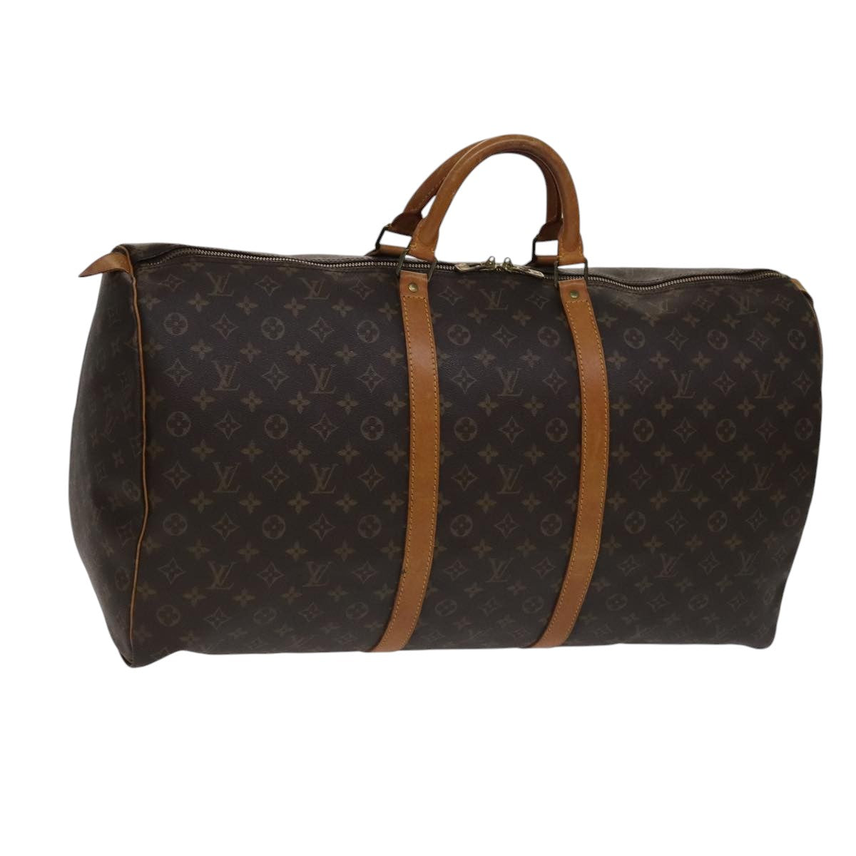 LOUIS VUITTON Monogram Keepall 60 Boston Bag M41422 LV 108676