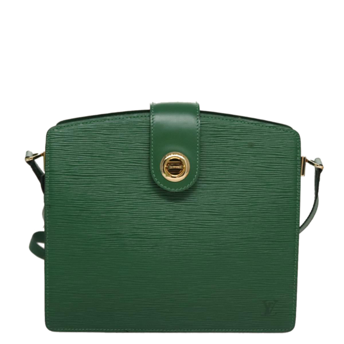 LOUIS VUITTON Epi Capuchin Shoulder Bag Green M52344 LV 108692