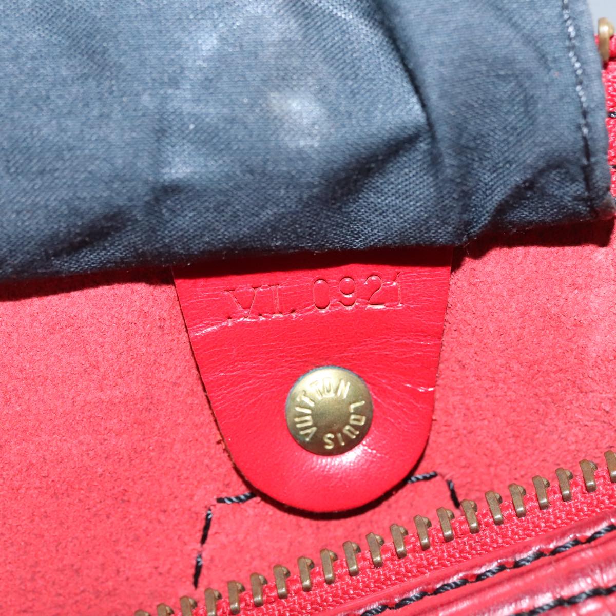 LOUIS VUITTON Epi Speedy 30 Hand Bag Castilian Red M43007 LV 108693
