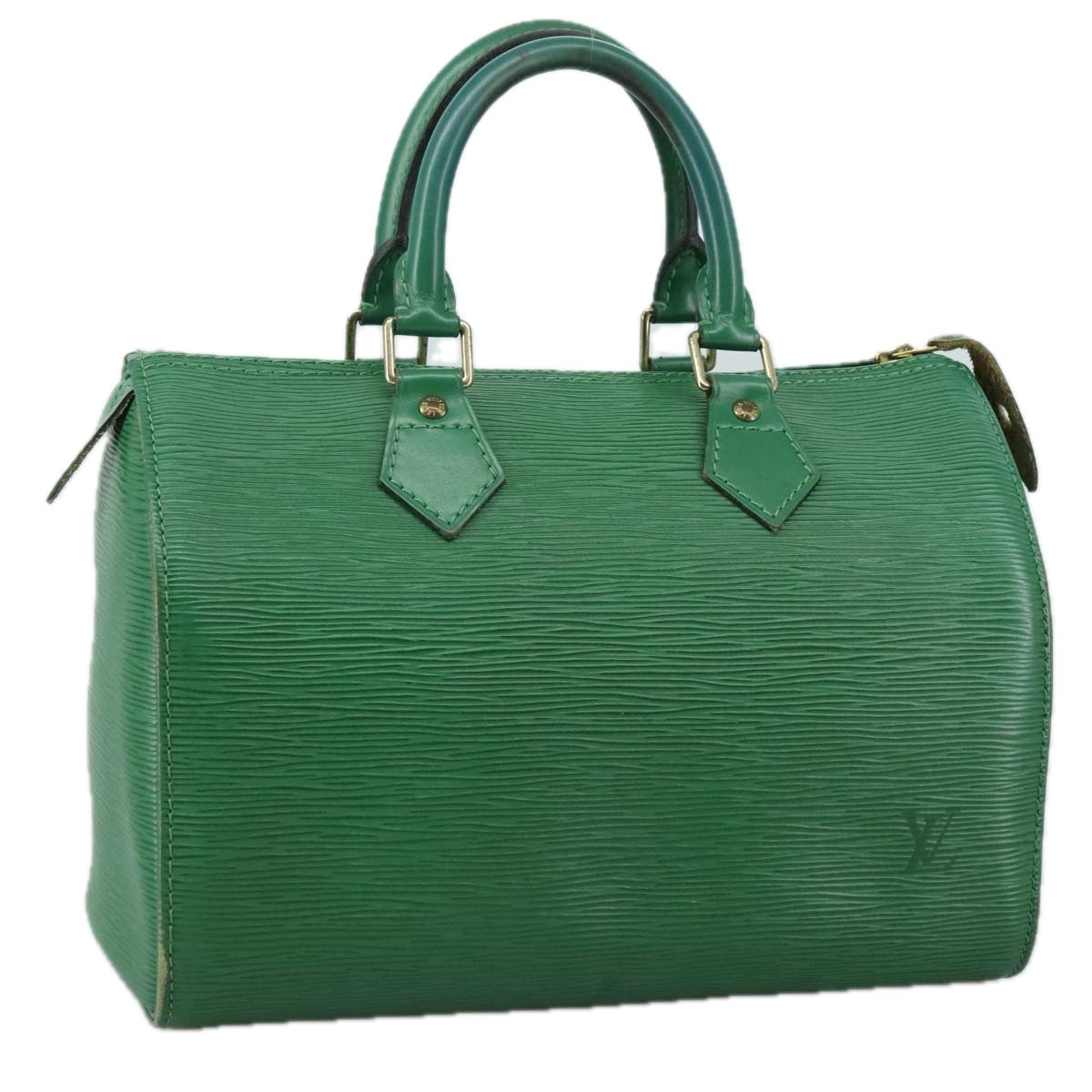 LOUIS VUITTON Epi Speedy 25 Hand Bag Borneo Green M43014 LV 108694