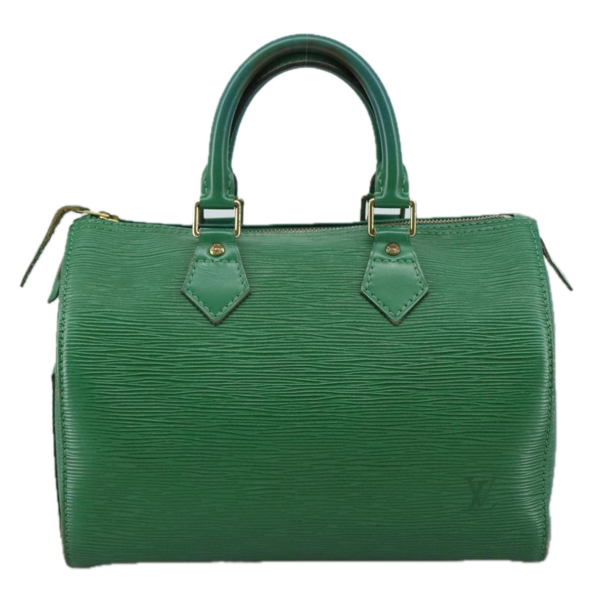 LOUIS VUITTON Epi Speedy 25 Hand Bag Borneo Green M43014 LV 108694