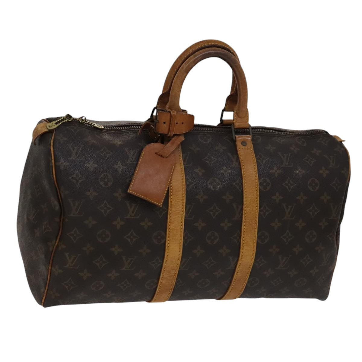 LOUIS VUITTON Monogram Keepall 45 Boston Bag M41428 LV 108702