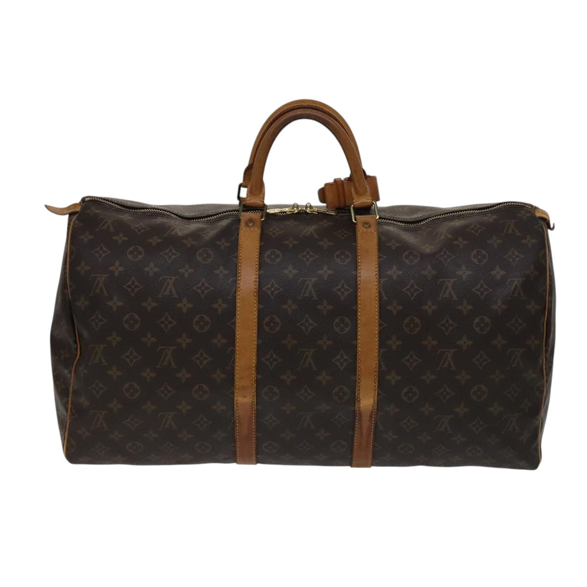 LOUIS VUITTON Monogram Keepall 55 Boston Bag M41424 LV 108703