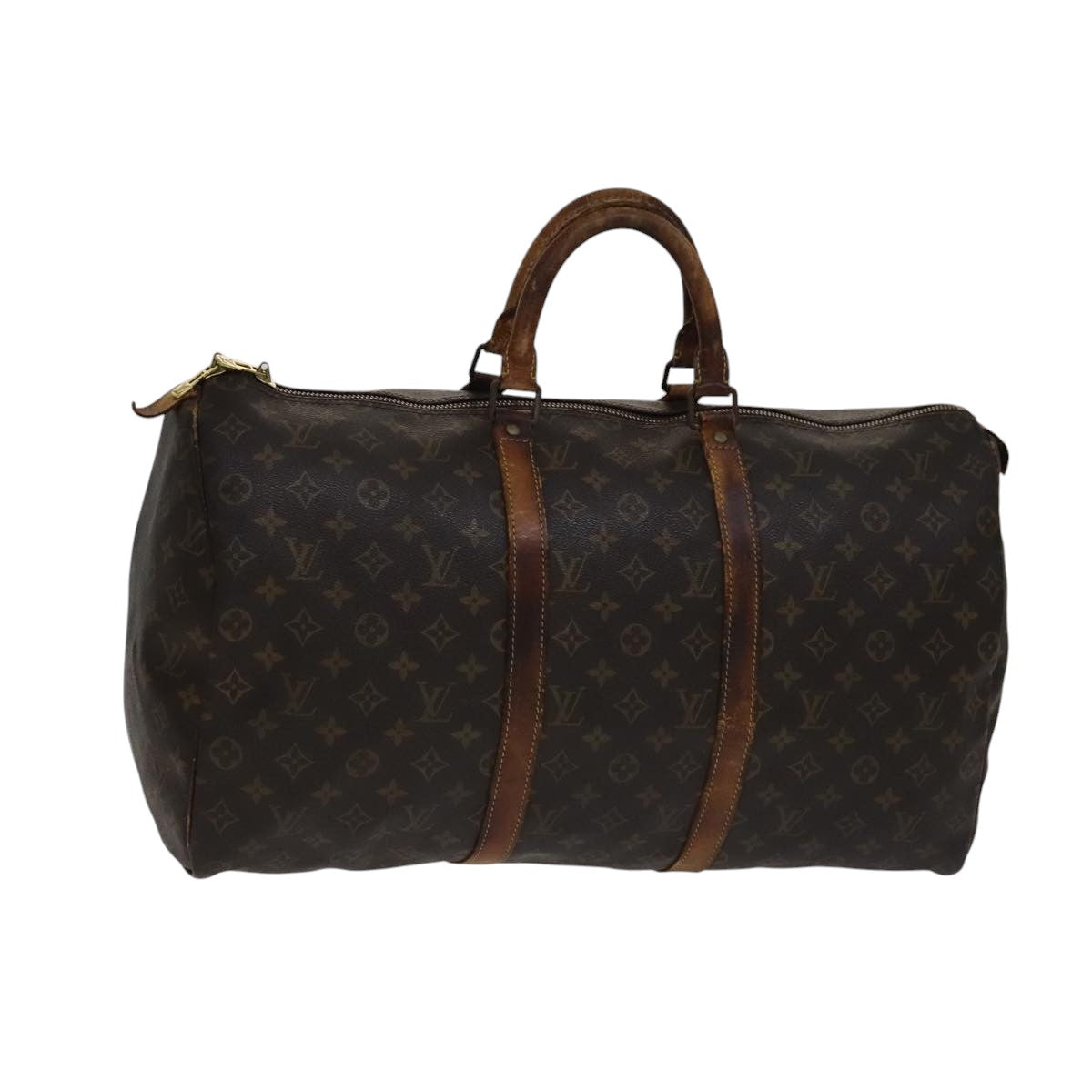 LOUIS VUITTON Monogram Keepall 50 Boston Bag M41426 LV 108704