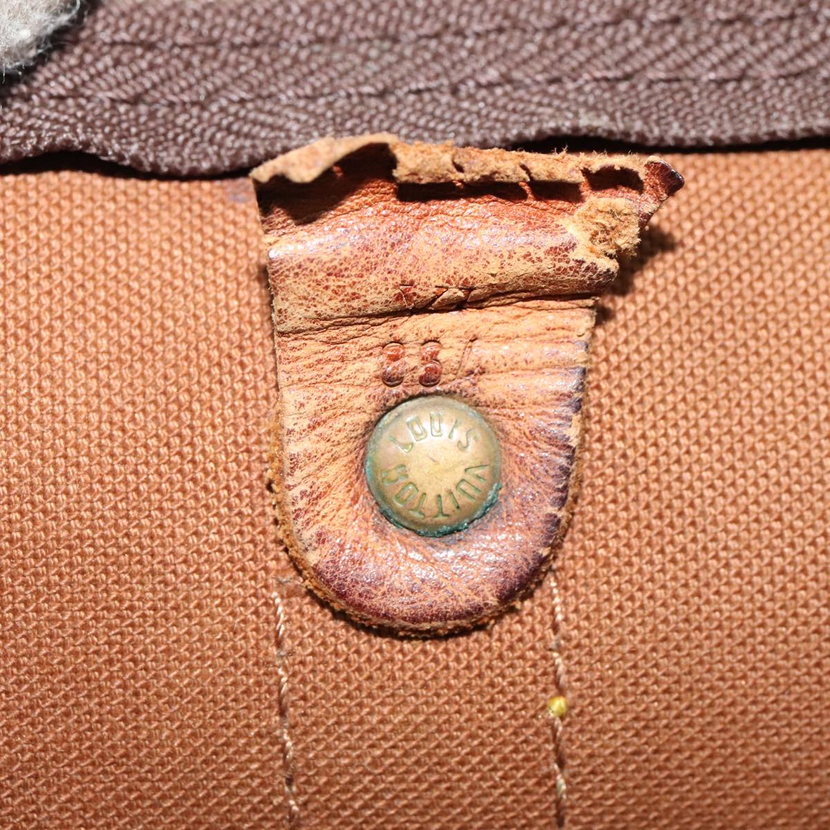 LOUIS VUITTON Monogram Keepall 50 Boston Bag M41426 LV 108704
