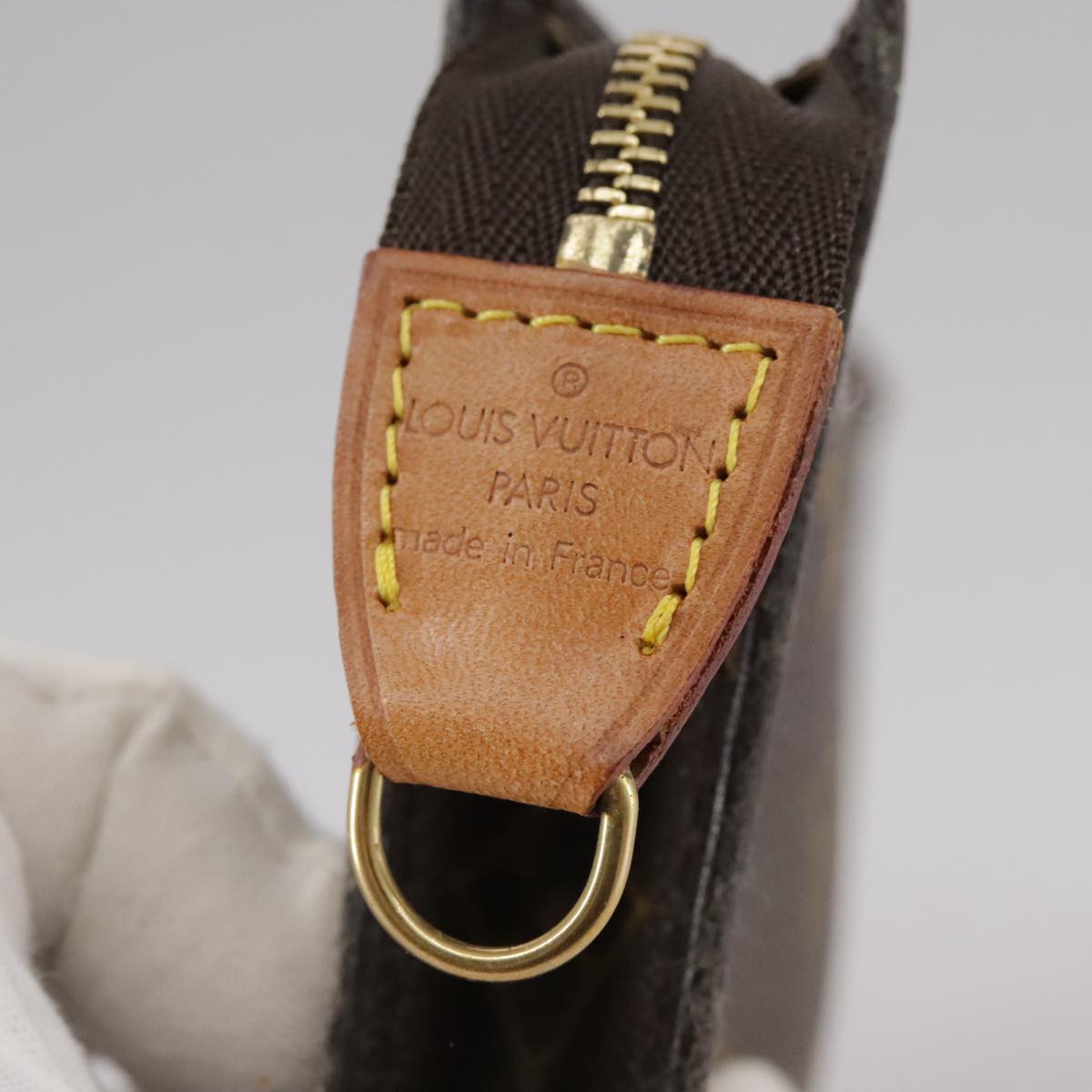 LOUIS VUITTON Monogram Bucket PM Accessory Pouch LV 108715
