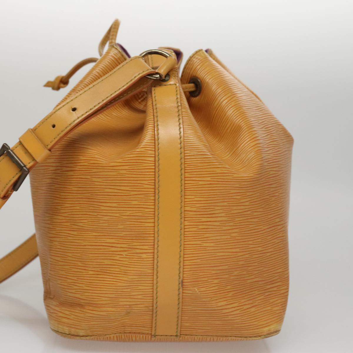 LOUIS VUITTON Epi Petit Noe Shoulder Bag Yellow M44102 LV 108728