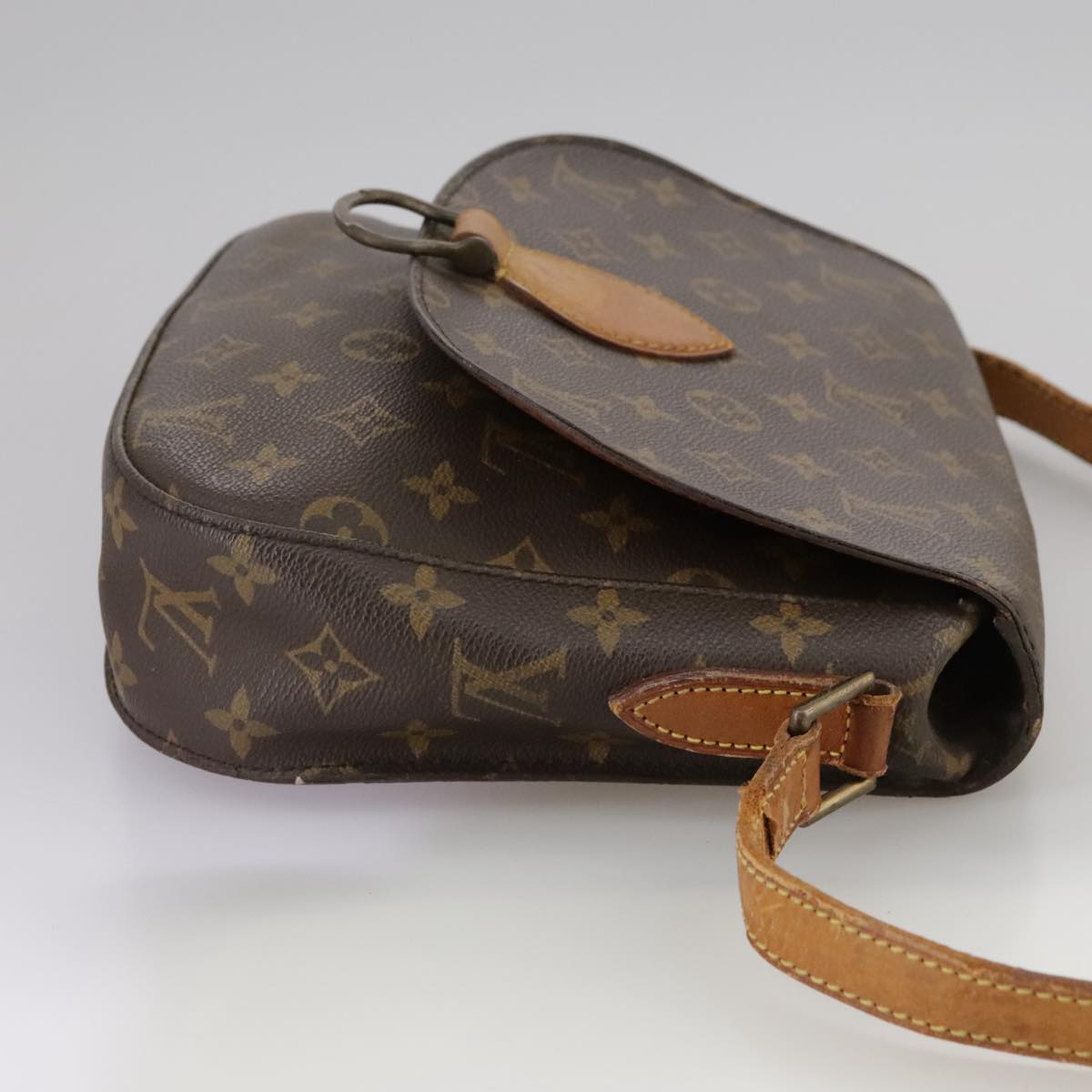 LOUIS VUITTON Monogram Saint Cloud GM Shoulder Bag M51242 LV 108758