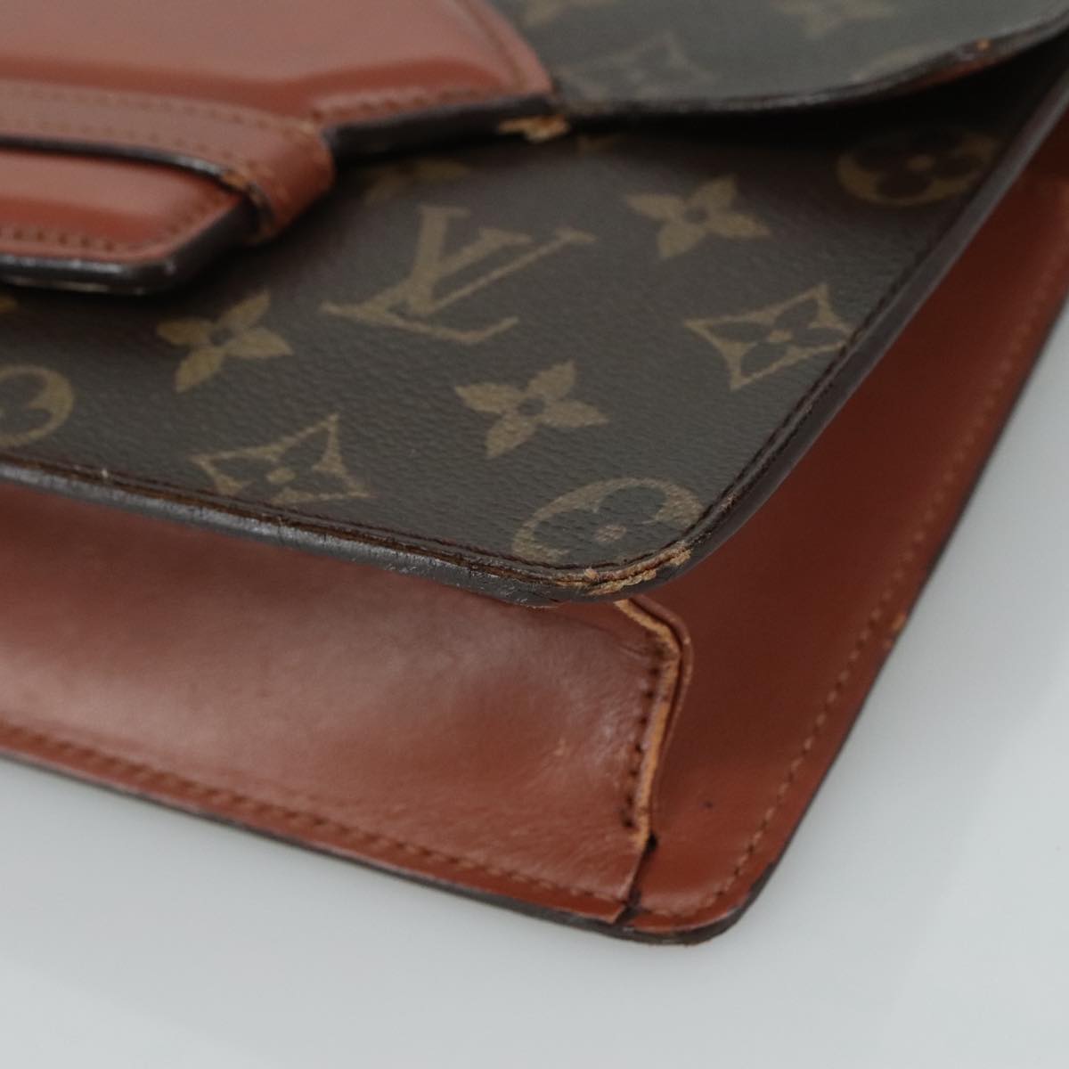 LOUIS VUITTON Monogram Chaillot Clutch Bag M51786 LV 108760