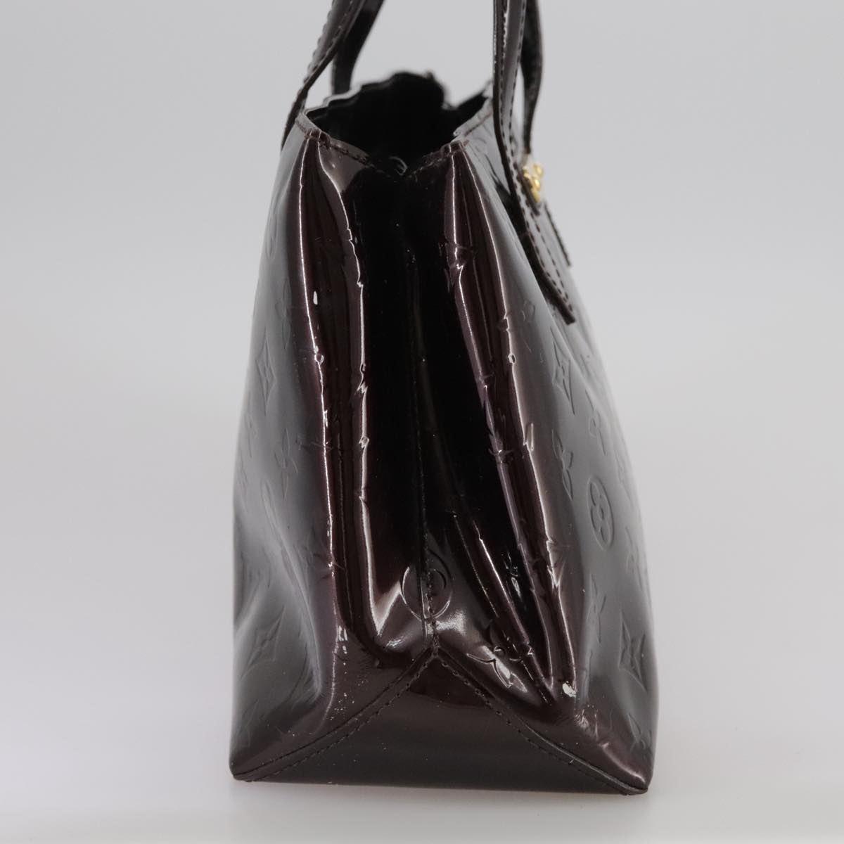 LOUIS VUITTON Monogram Vernis Wilshire PM Hand Bag Amarante M93641 108768