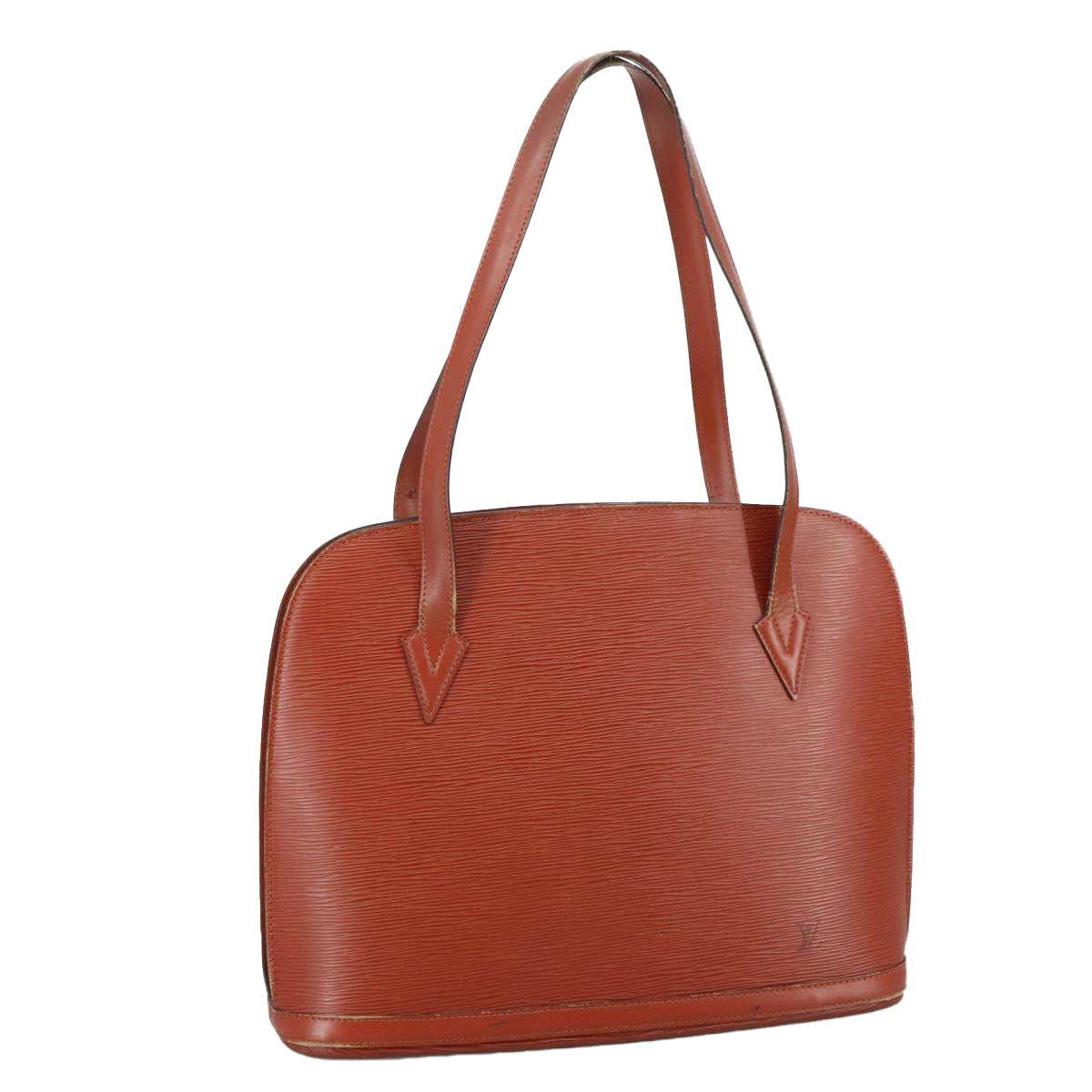 LOUIS VUITTON Epi Lussac Shoulder Bag Brown M52283 LV 108770