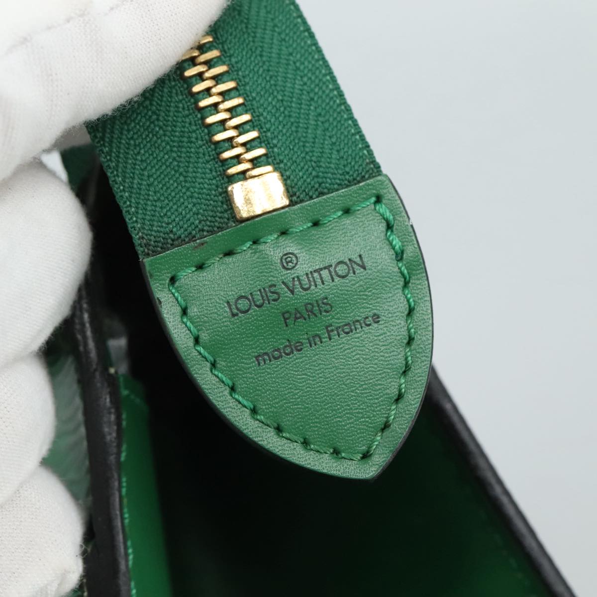 LOUIS VUITTON Epi Riviera Hand Bag Green M48184 LV 108773