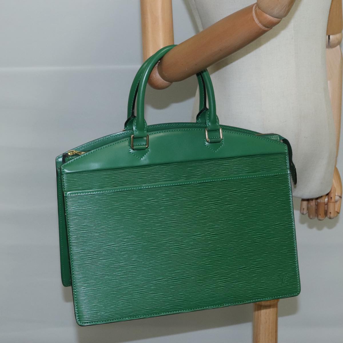 LOUIS VUITTON Epi Riviera Hand Bag Green M48184 LV 108773