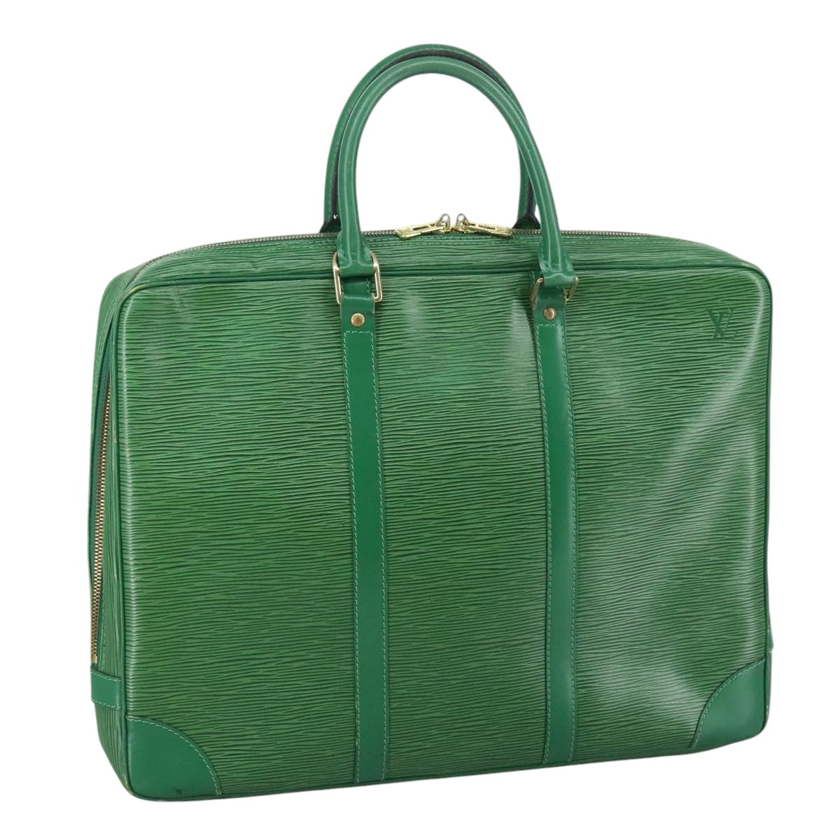LOUIS VUITTON Epi Porte Documents Voyage Business Bag Green M54474 108774