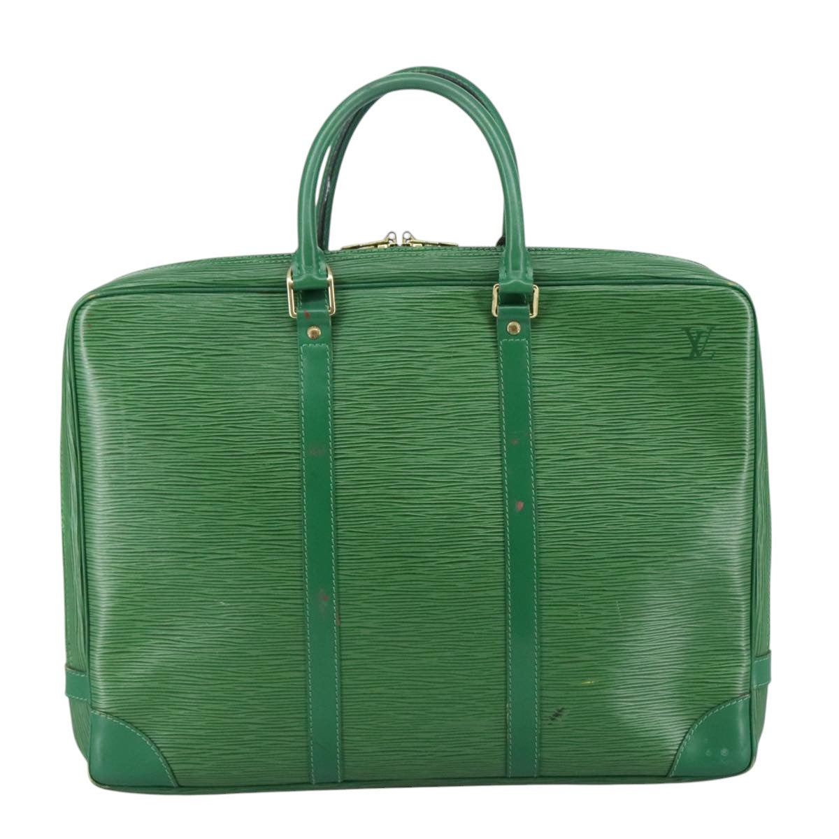 LOUIS VUITTON Epi Porte Documents Voyage Business Bag Green M54474 108774