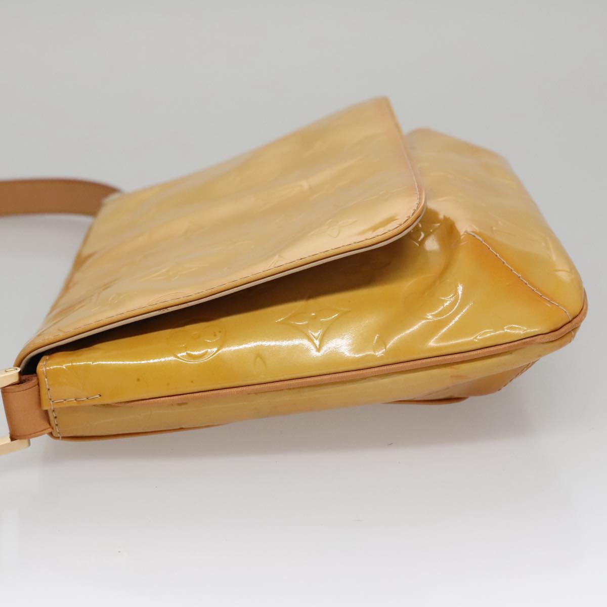 LOUIS VUITTON Monogram Vernis Thompson Street Bag Beige M91301 LV 108776