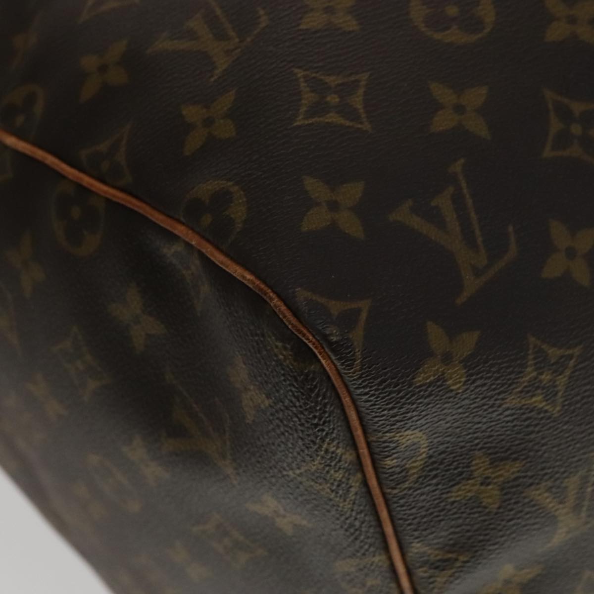 LOUIS VUITTON Monogram Keepall 55 Boston Bag M41424 LV 108786