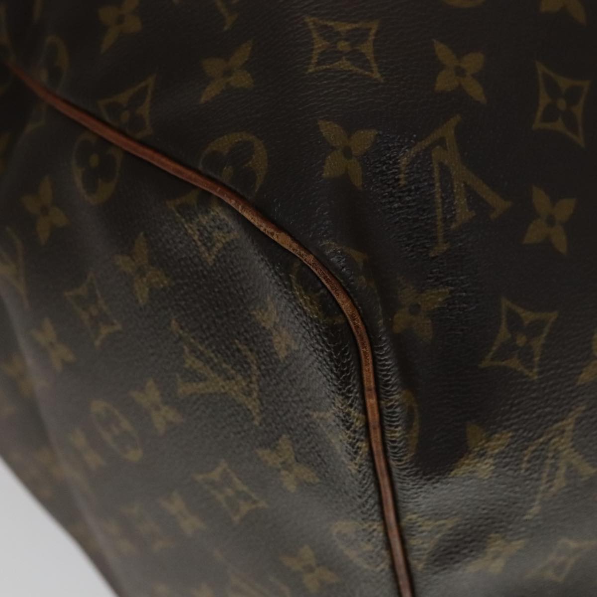 LOUIS VUITTON Monogram Keepall 55 Boston Bag M41424 LV 108786