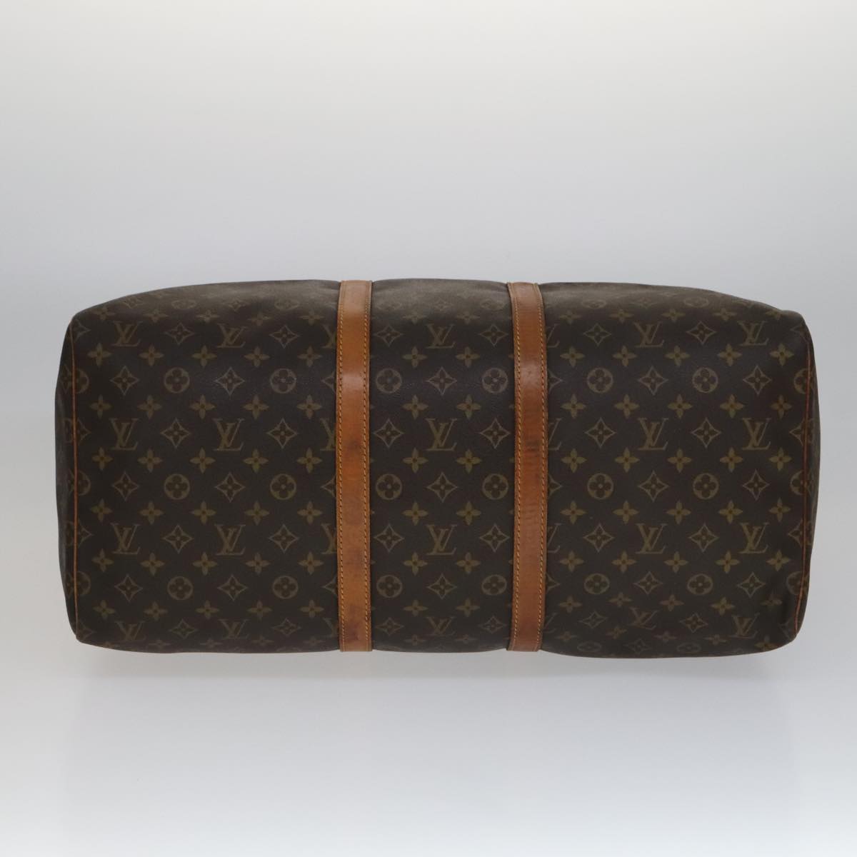 LOUIS VUITTON Monogram Keepall 55 Boston Bag M41424 LV 108786