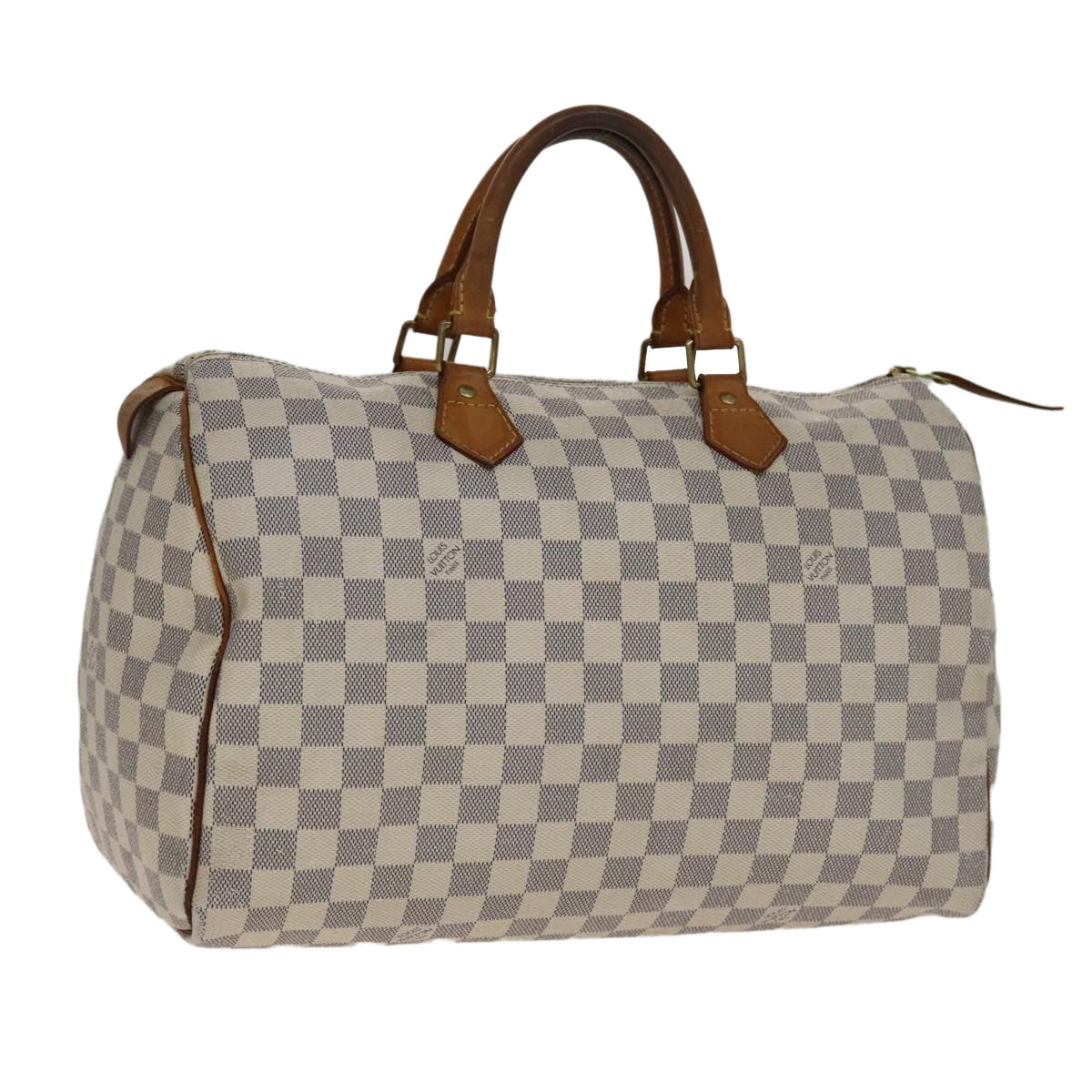 LOUIS VUITTON Damier Azur Speedy 35 Hand Bag N41535 LV 108797