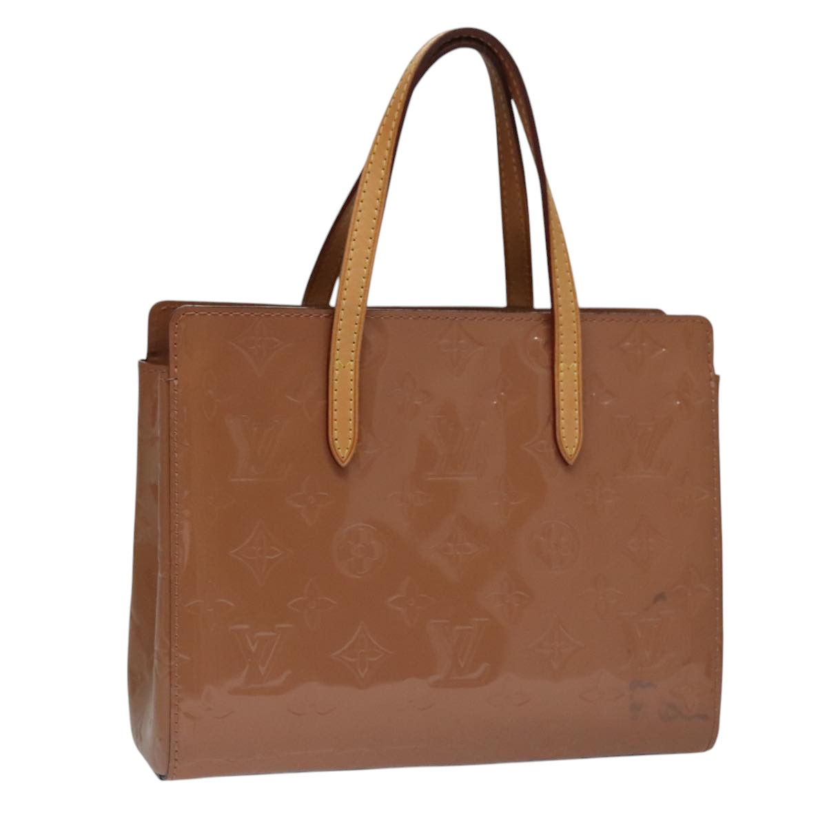 LOUIS VUITTON Monogram Vernis Catalina BB Hand Bag Rose Velur M90015 108803