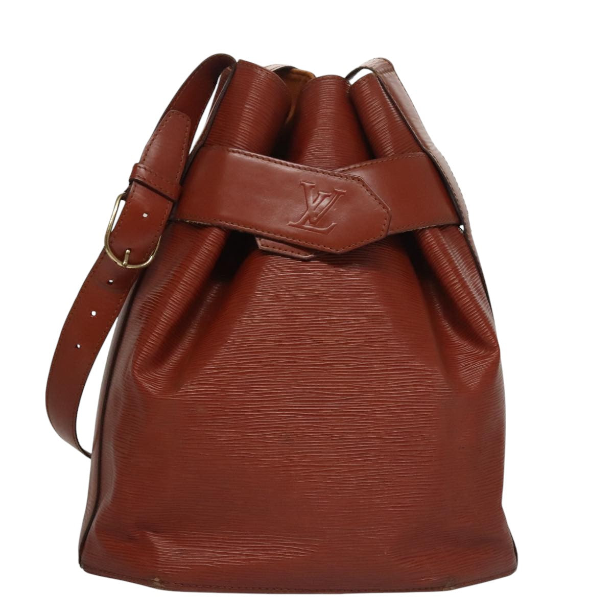 LOUIS VUITTON Epi Sac Depaule GM Shoulder Bag Brown M80193 LV 108804