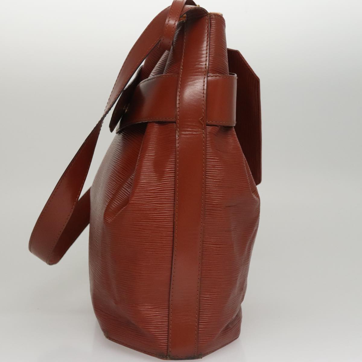 LOUIS VUITTON Epi Sac Depaule GM Shoulder Bag Brown M80193 LV 108804