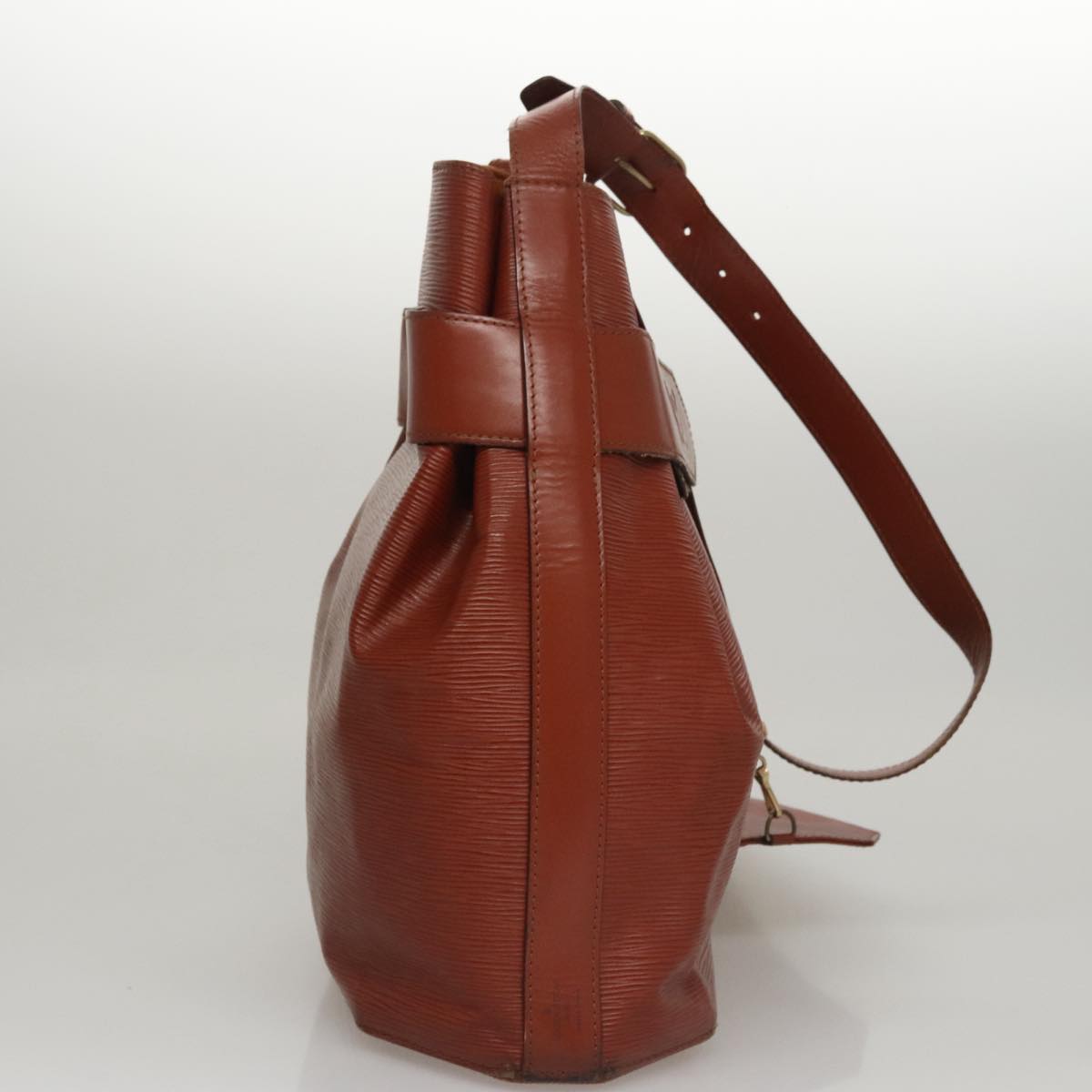 LOUIS VUITTON Epi Sac Depaule GM Shoulder Bag Brown M80193 LV 108804