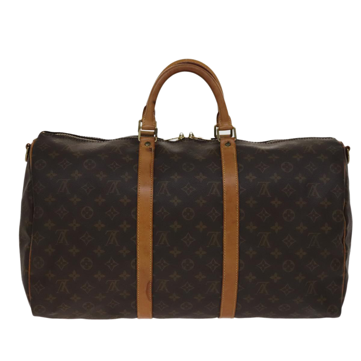 LOUIS VUITTON Monogram Keepall Bandouliere 50 Boston Bag M41416 LV 108809