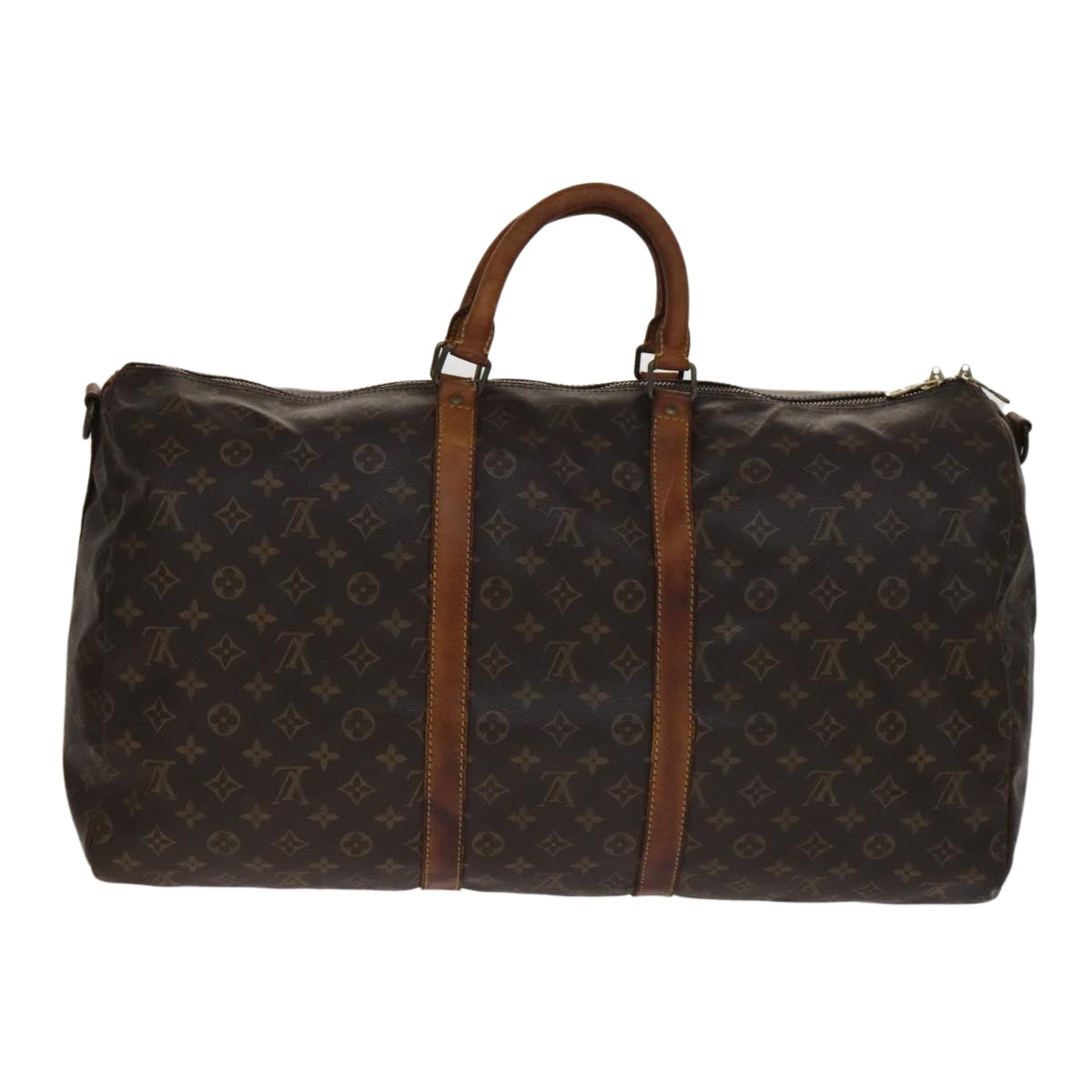 LOUIS VUITTON Monogram Keepall Bandouliere 55 Boston Bag M41414 LV 108810