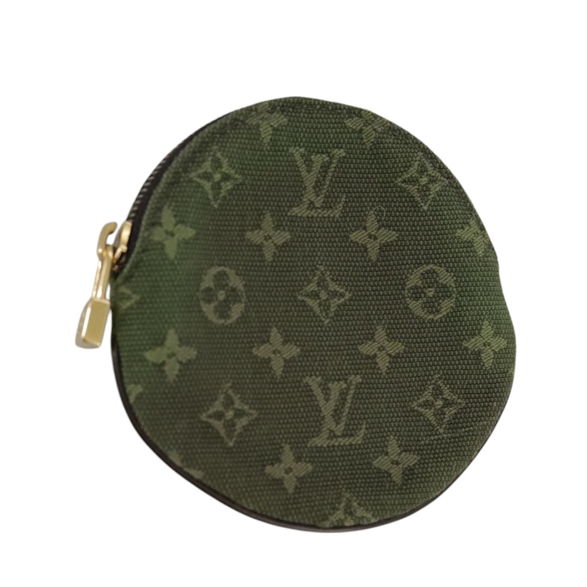 LOUIS VUITTON Monogram Mini Porte Monnaie Ron Purse TST Khaki M92451 108835