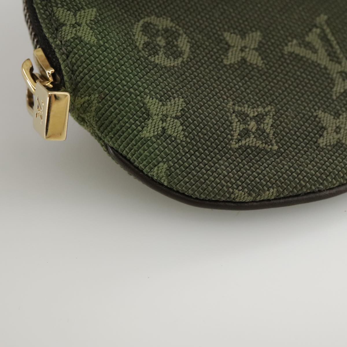 LOUIS VUITTON Monogram Mini Porte Monnaie Ron Purse TST Khaki M92451 108835