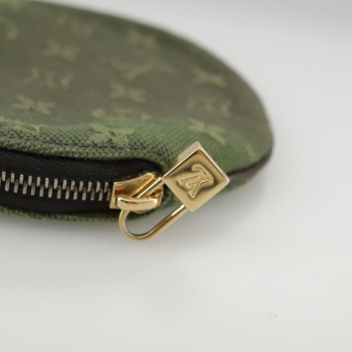 LOUIS VUITTON Monogram Mini Porte Monnaie Ron Purse TST Khaki M92451 108835
