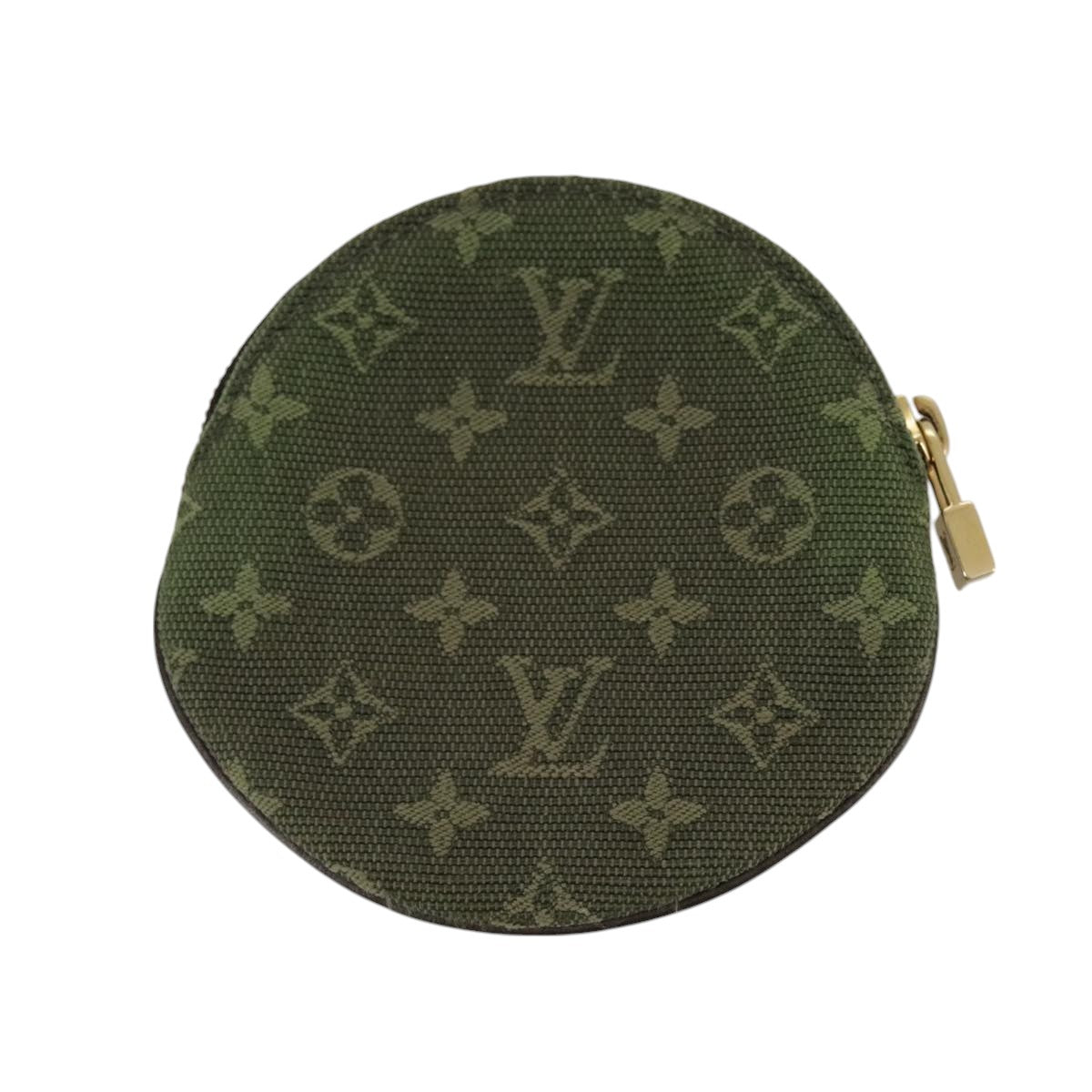 LOUIS VUITTON Monogram Mini Porte Monnaie Ron Purse TST Khaki M92451 108835