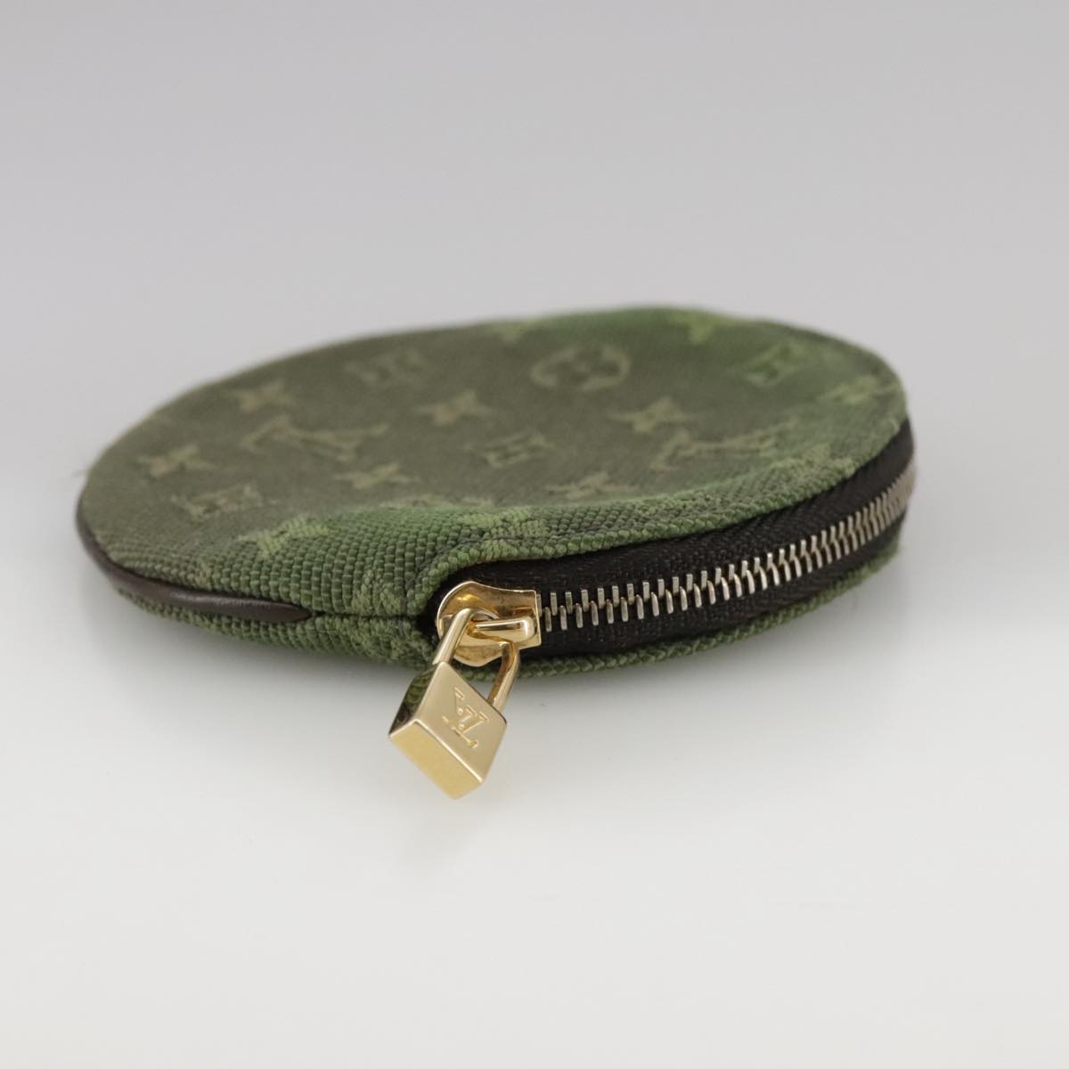 LOUIS VUITTON Monogram Mini Porte Monnaie Ron Purse TST Khaki M92451 108835