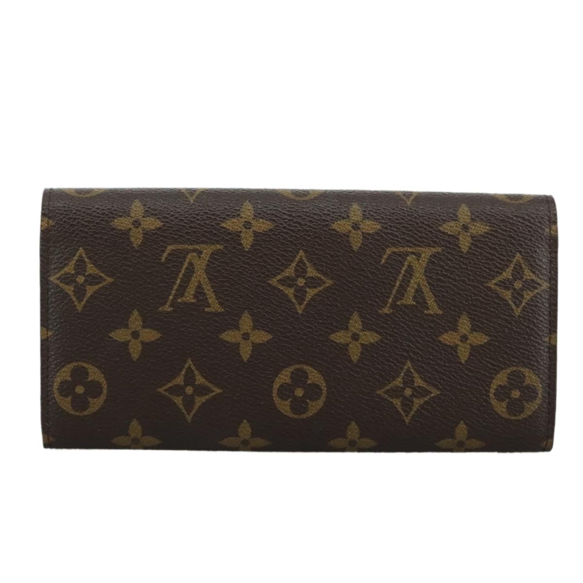 LOUIS VUITTON Monogram Portefeuille Emily Long Wallet Blue M60138 LV 108836
