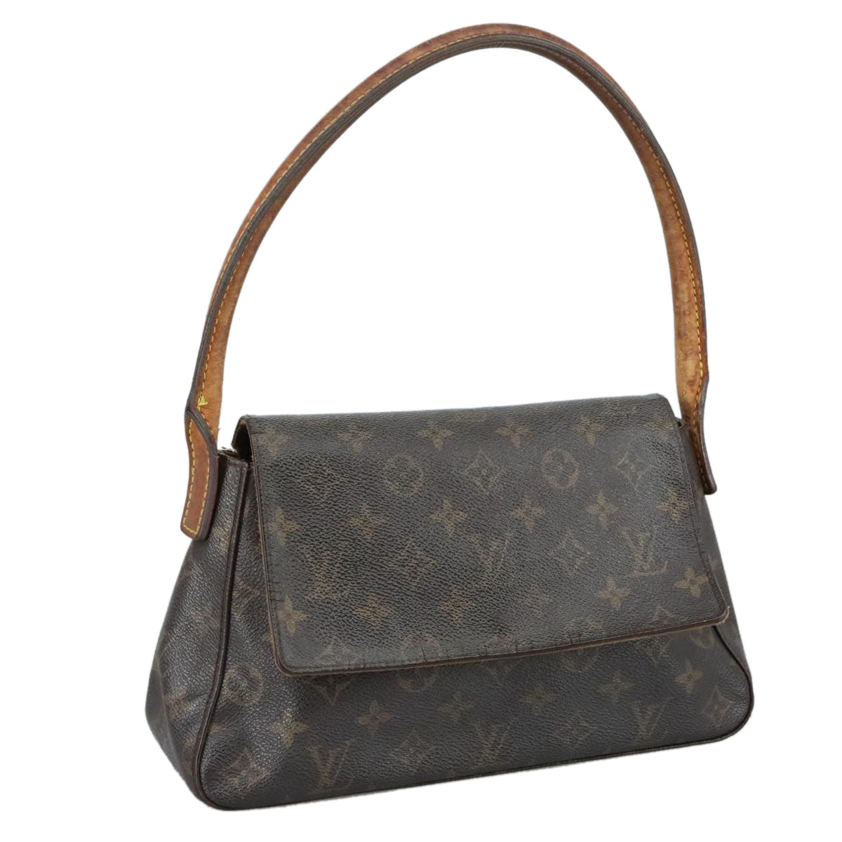 LOUIS VUITTON Monogram Mini Looping Shoulder Bag M51147 LV 108843