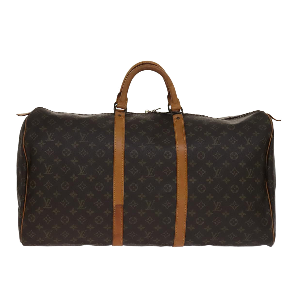 LOUIS VUITTON Monogram Keepall 60 Boston Bag M41422 LV 108844