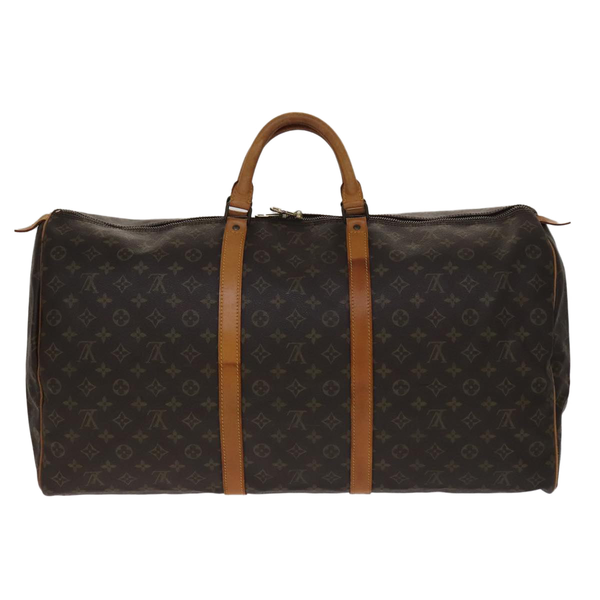 LOUIS VUITTON Monogram Keepall 60 Boston Bag M41422 LV 108844